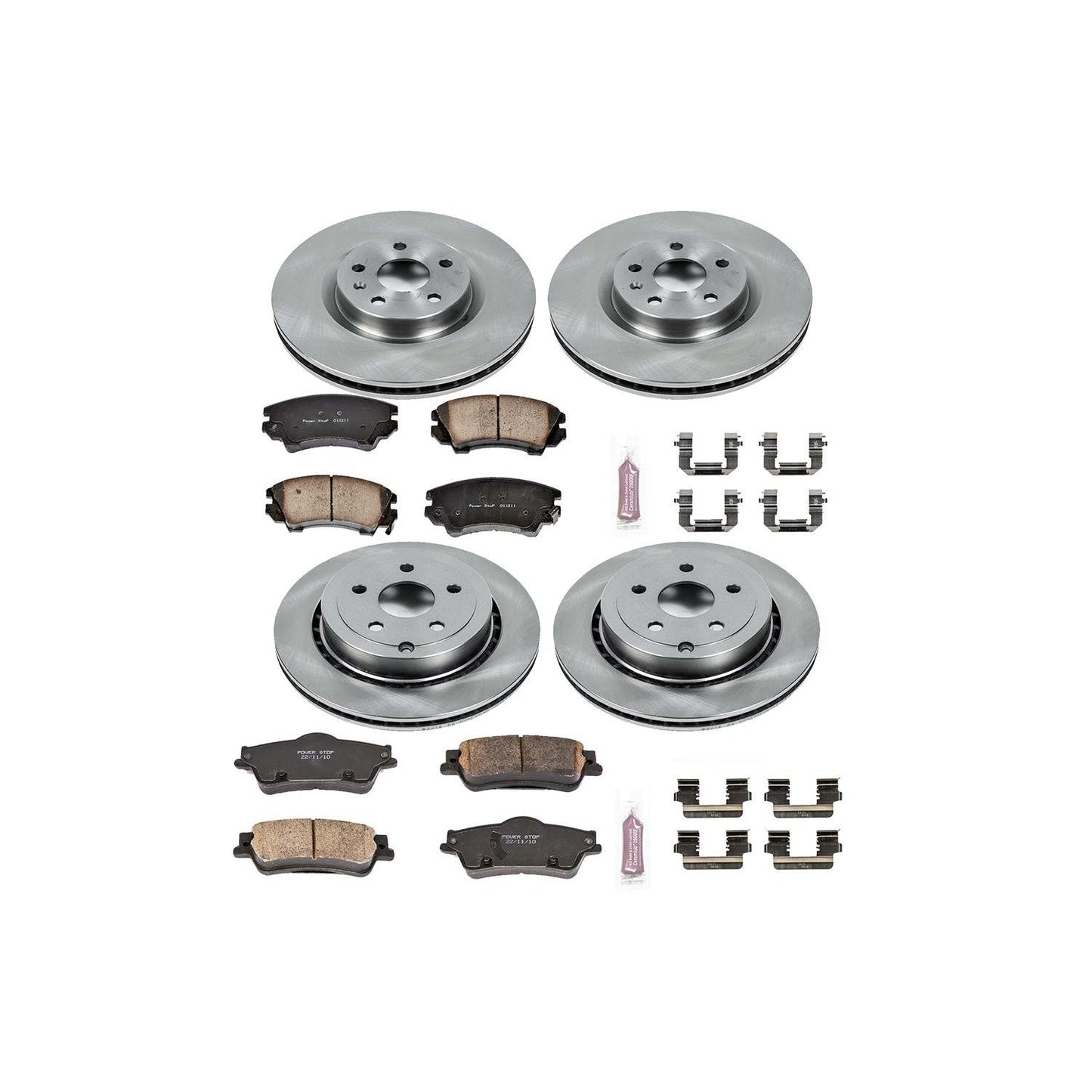 PowerStop Power Stop 11-17 Chevrolet Caprice Front & Rear Autospecialty Brake Kit KOE5949