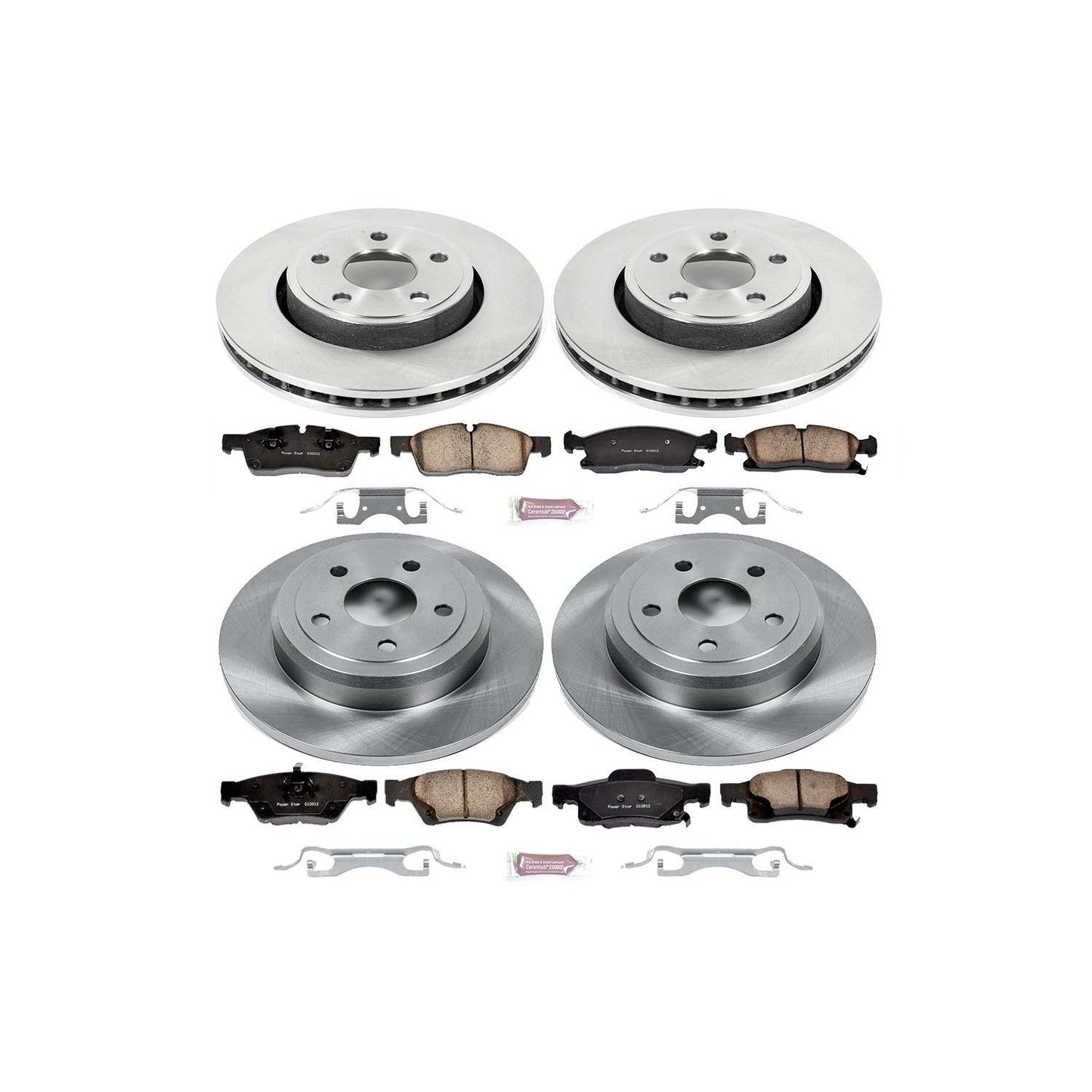PowerStop Power Stop 11-19 Dodge Durango Front & Rear Autospecialty Brake Kit KOE5952