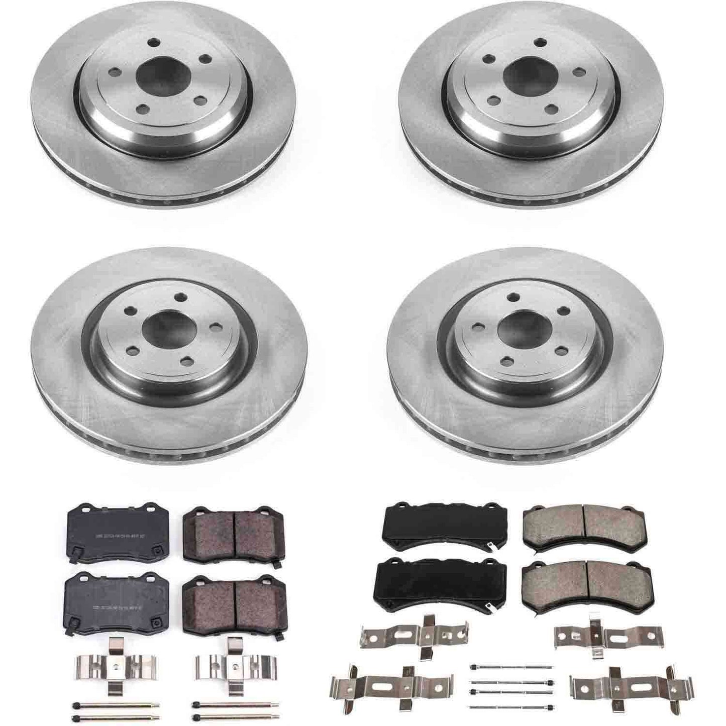 PowerStop Power Stop 18-19 Dodge Durango Front & Rear Autospecialty Brake Kit KOE5958