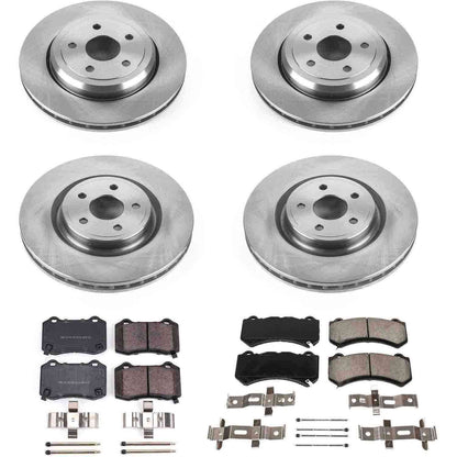 PowerStop Power Stop 18-19 Dodge Durango Front & Rear Autospecialty Brake Kit KOE5958