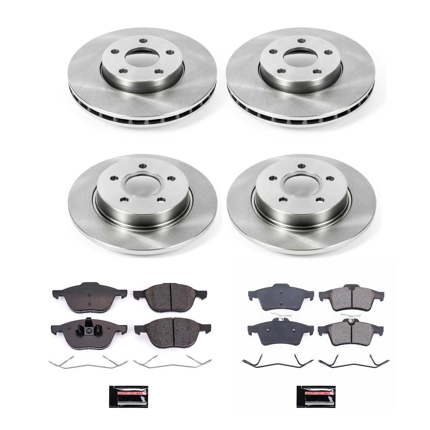 PowerStop Power Stop 12-18 Ford Focus Front & Rear Autospecialty Brake Kit KOE5977