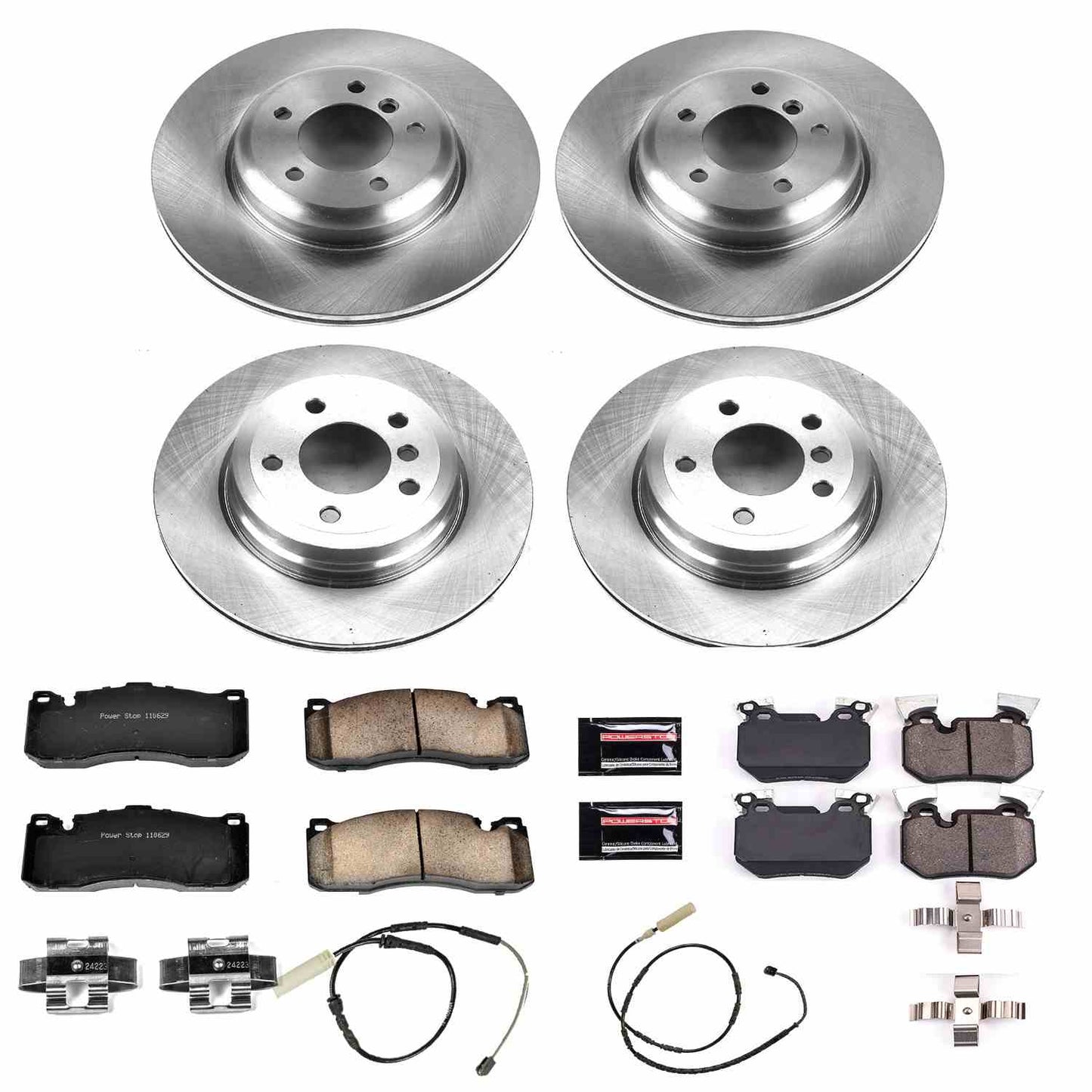 PowerStop Power Stop 11-13 BMW 135i Front & Rear Autospecialty Brake Kit KOE6005