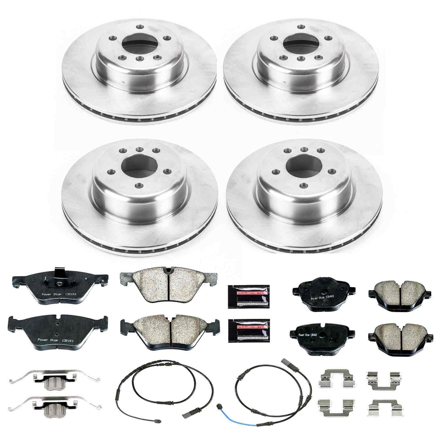 PowerStop Power Stop 11-16 BMW 528i Front & Rear Autospecialty Brake Kit KOE6033
