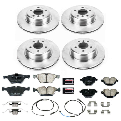 PowerStop Power Stop 11-16 BMW 528i Front & Rear Autospecialty Brake Kit KOE6033