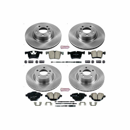 PowerStop Power Stop 11-17 BMW X3 Front & Rear Autospecialty Brake Kit KOE6039