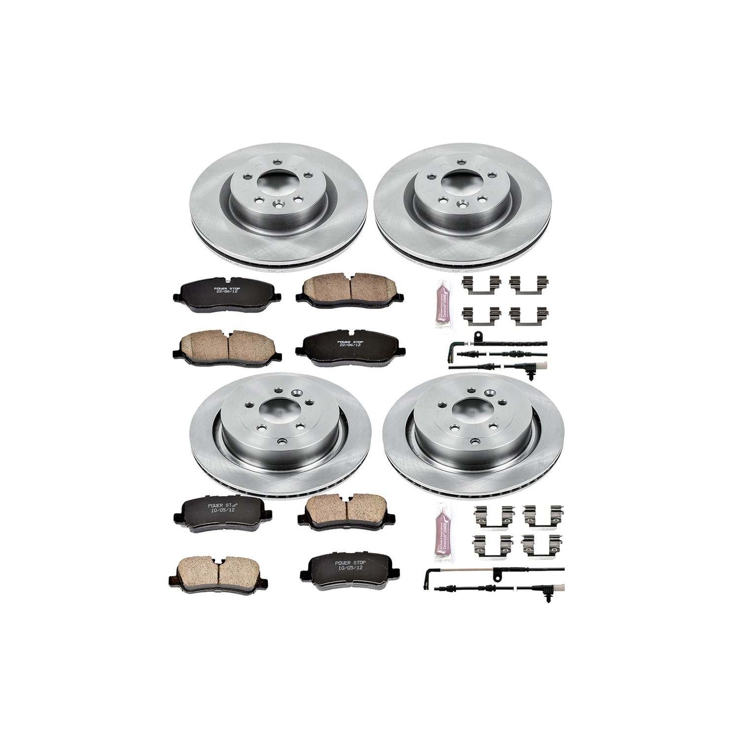 PowerStop Power Stop 06-09 Land Rover Range Rover Sport Front & Rear Autospecialty Brake Kit KOE6048