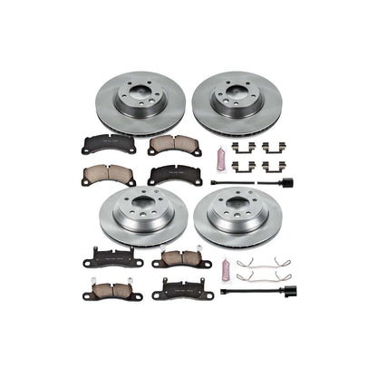 PowerStop Power Stop 11-18 Porsche Cayenne Front & Rear Autospecialty Brake Kit KOE6050
