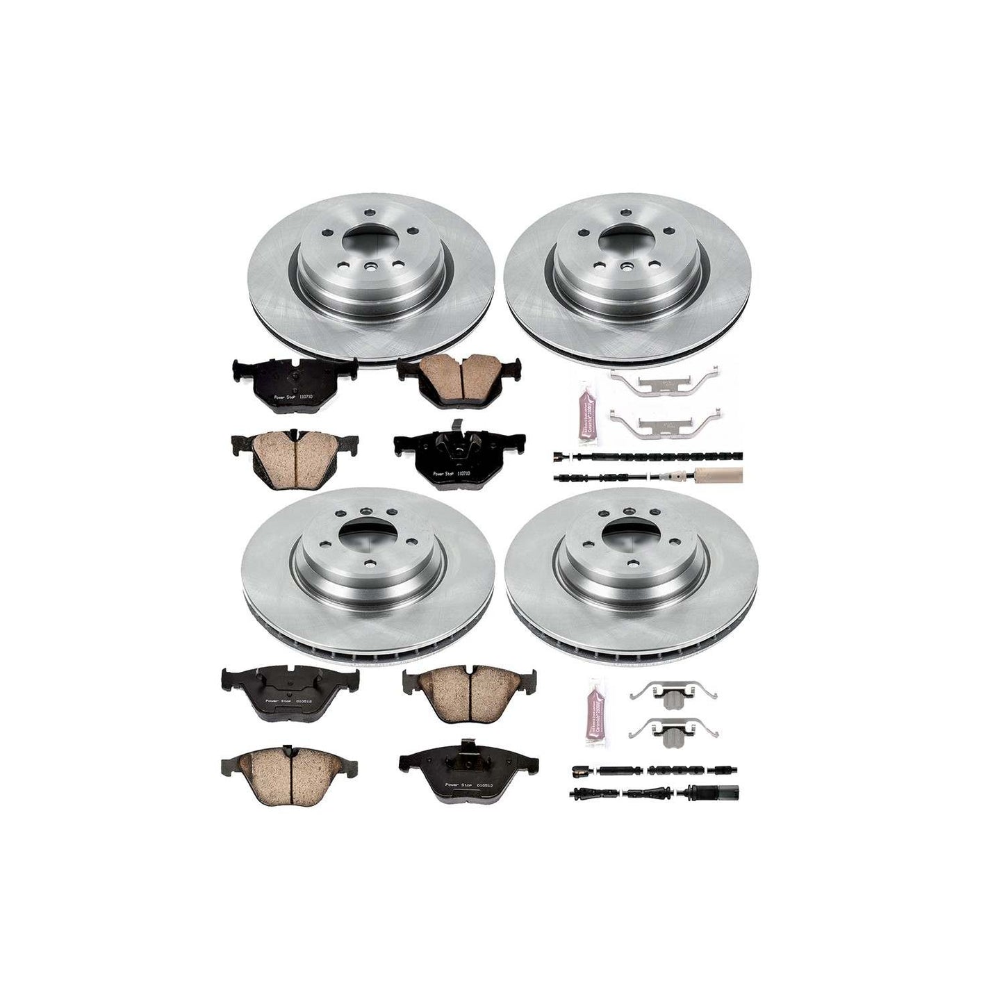 PowerStop Power Stop 11-13 BMW 335i Front & Rear Autospecialty Brake Kit KOE6057