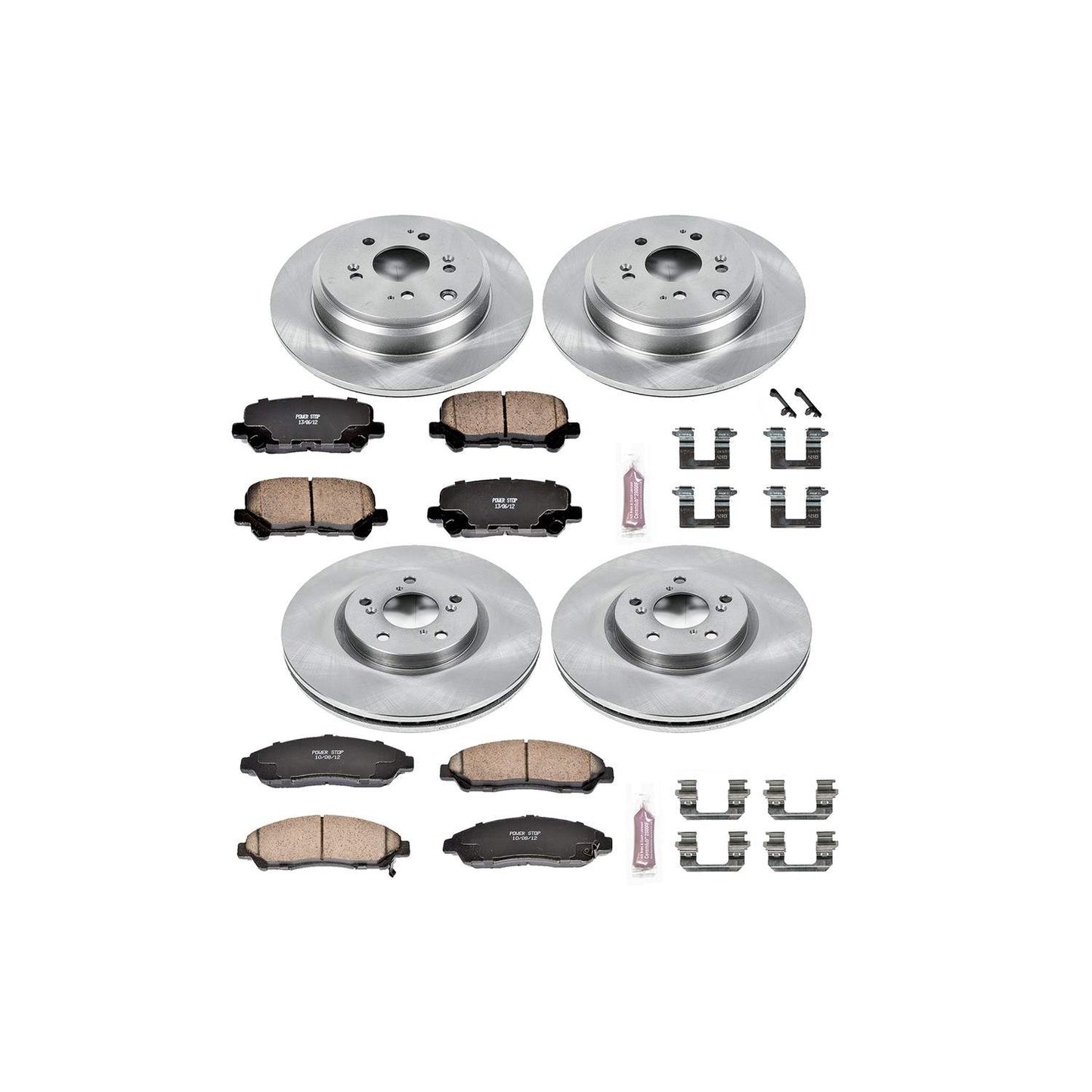 PowerStop Power Stop 12-15 Honda Pilot Front & Rear Autospecialty Brake Kit KOE6084