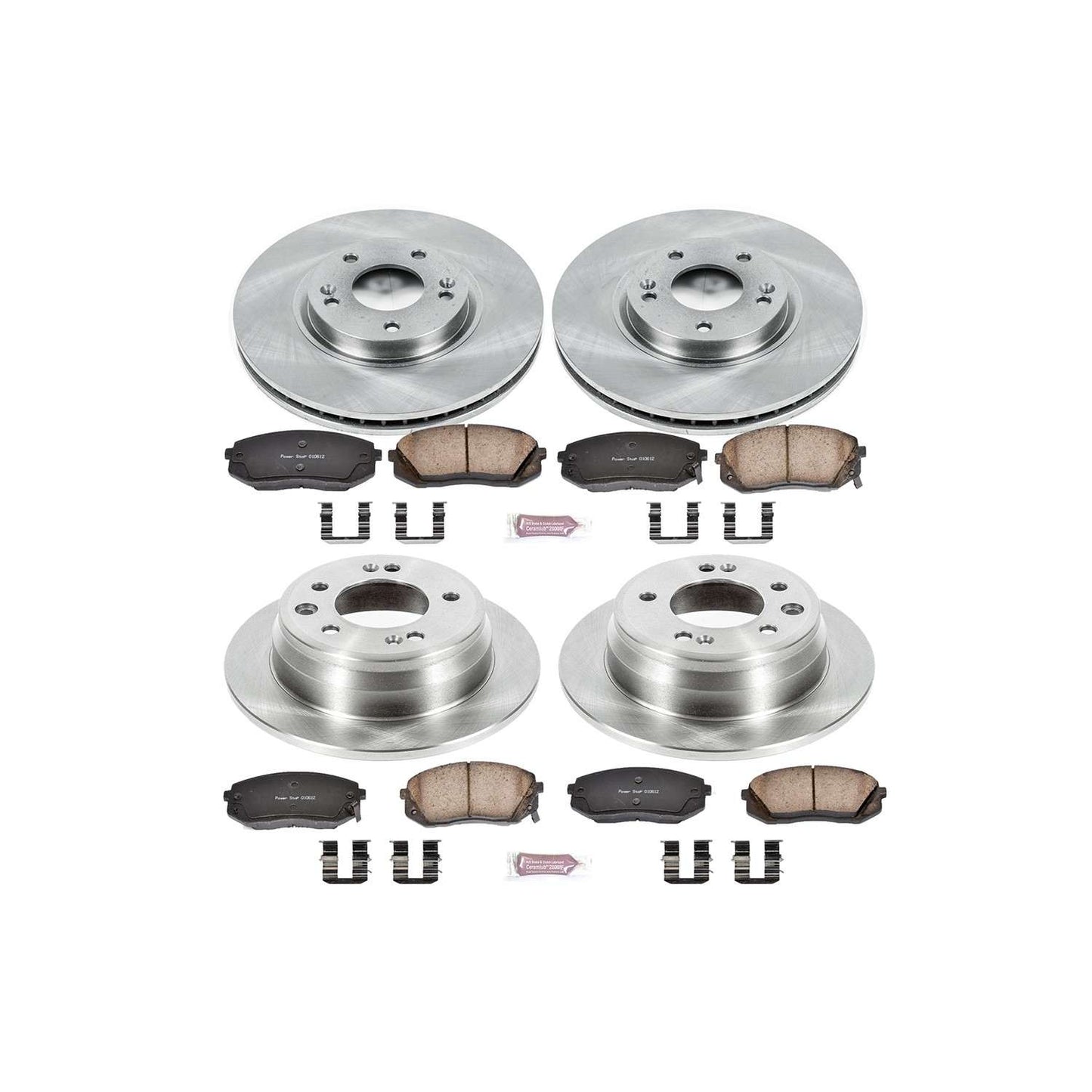 PowerStop Power Stop 12-15 Hyundai Tucson Front & Rear Autospecialty Brake Kit KOE6088