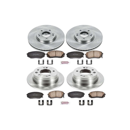 PowerStop Power Stop 12-15 Hyundai Tucson Front & Rear Autospecialty Brake Kit KOE6088