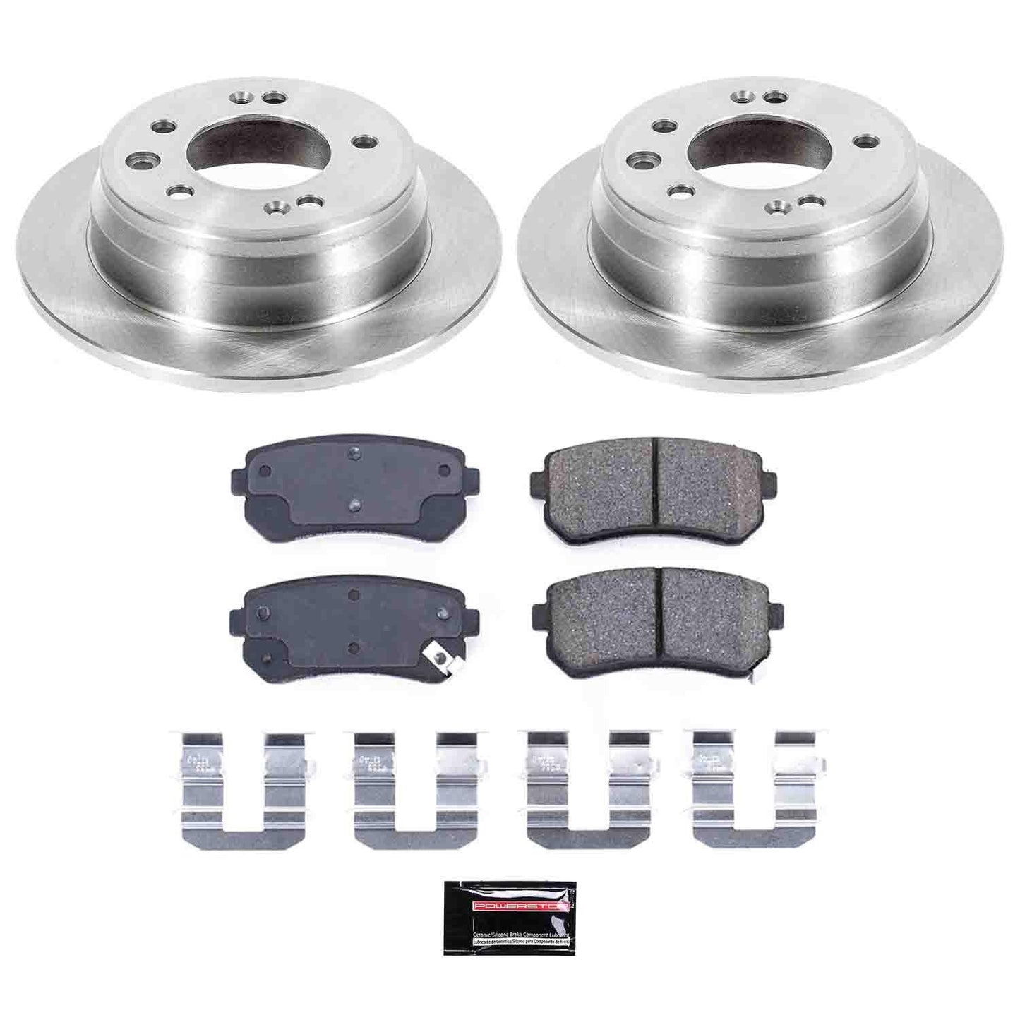 PowerStop Power Stop 09-12 Hyundai Elantra Rear Autospecialty Brake Kit KOE6093