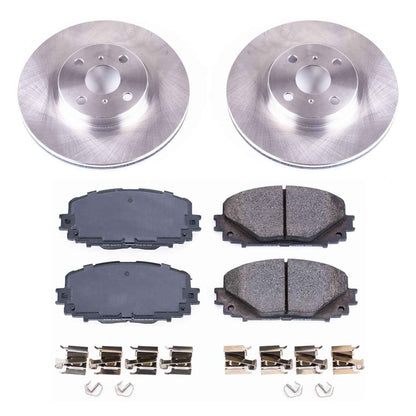 PowerStop Power Stop 12-18 Toyota Yaris Front Autospecialty Brake Kit KOE6104