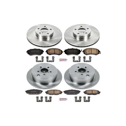 PowerStop Power Stop 08-10 Subaru Impreza Front & Rear Autospecialty Brake Kit KOE6110