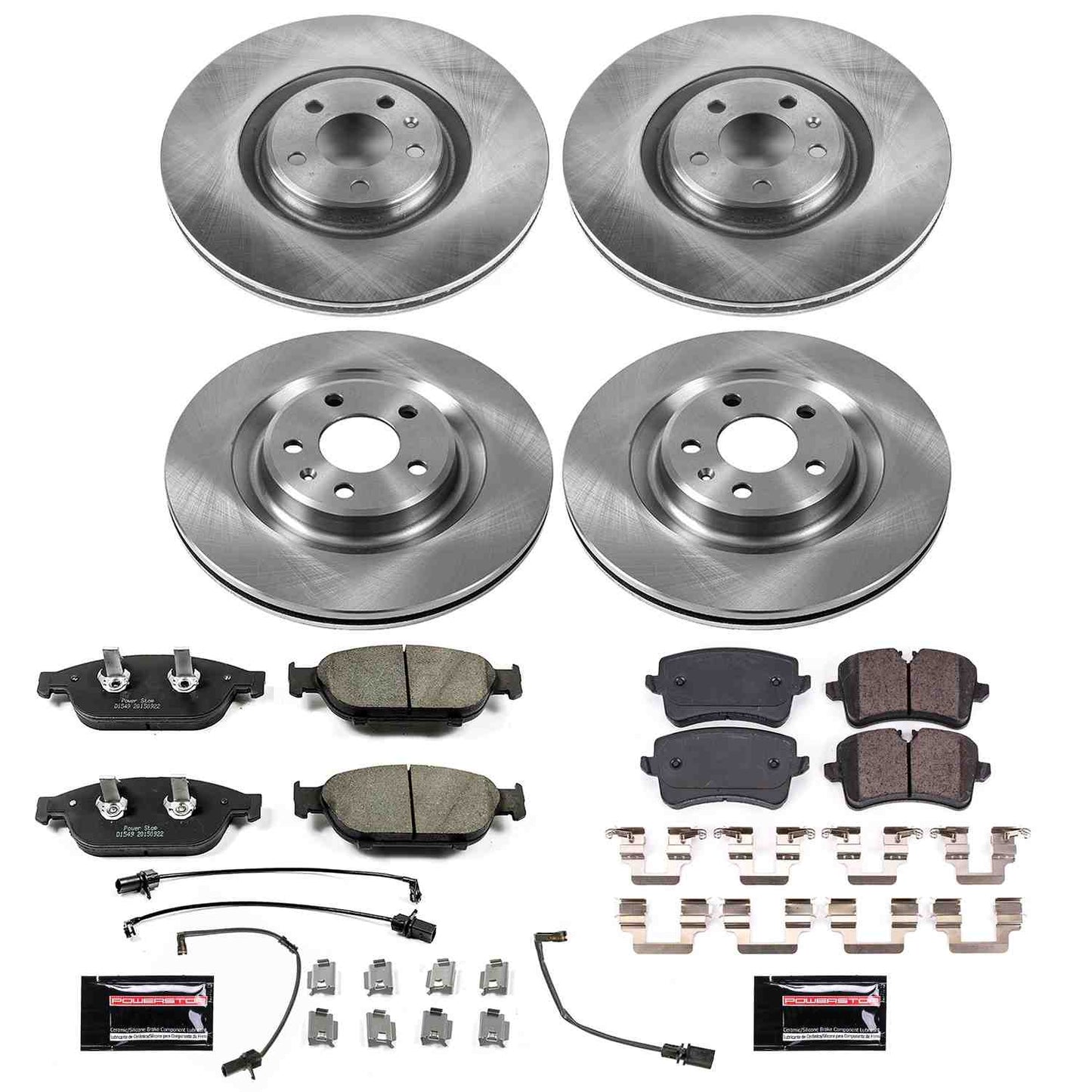 PowerStop Power Stop 12-16 Audi A6 Quattro Front & Rear Autospecialty Brake Kit KOE6130