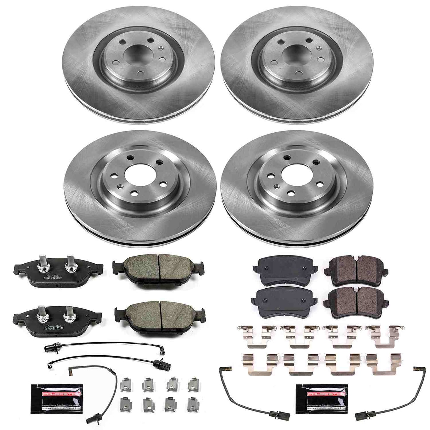 PowerStop Power Stop 2012 Audi A7 Quattro Front & Rear Autospecialty Brake Kit KOE6132