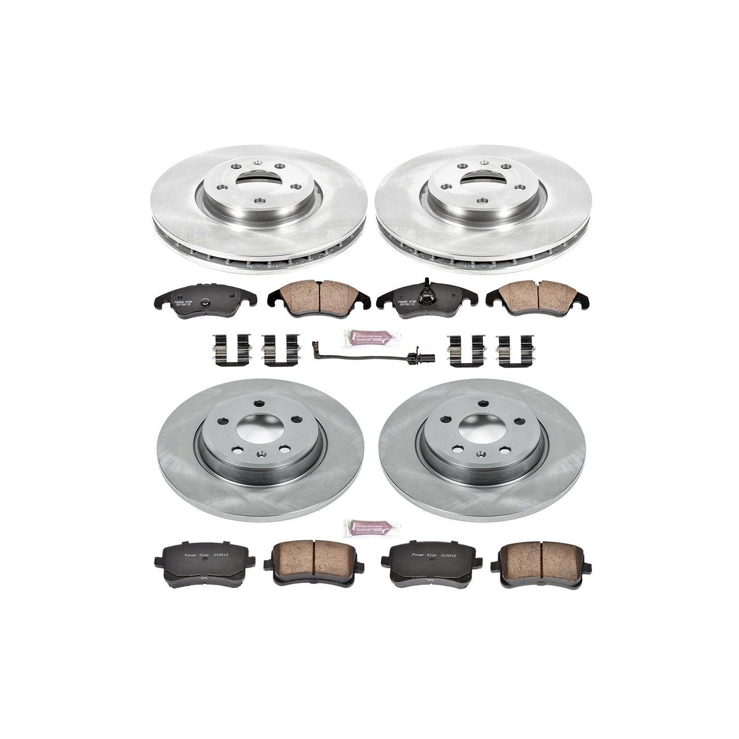 PowerStop Power Stop 12-16 Audi A4 Front & Rear Autospecialty Brake Kit KOE6134