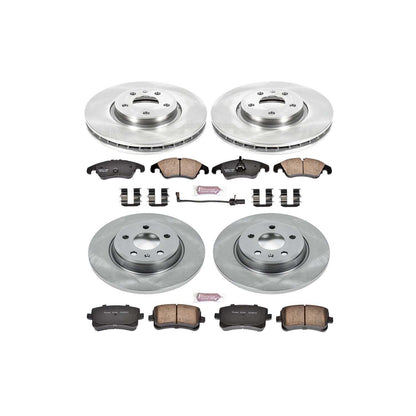 PowerStop Power Stop 12-16 Audi A4 Front & Rear Autospecialty Brake Kit KOE6134