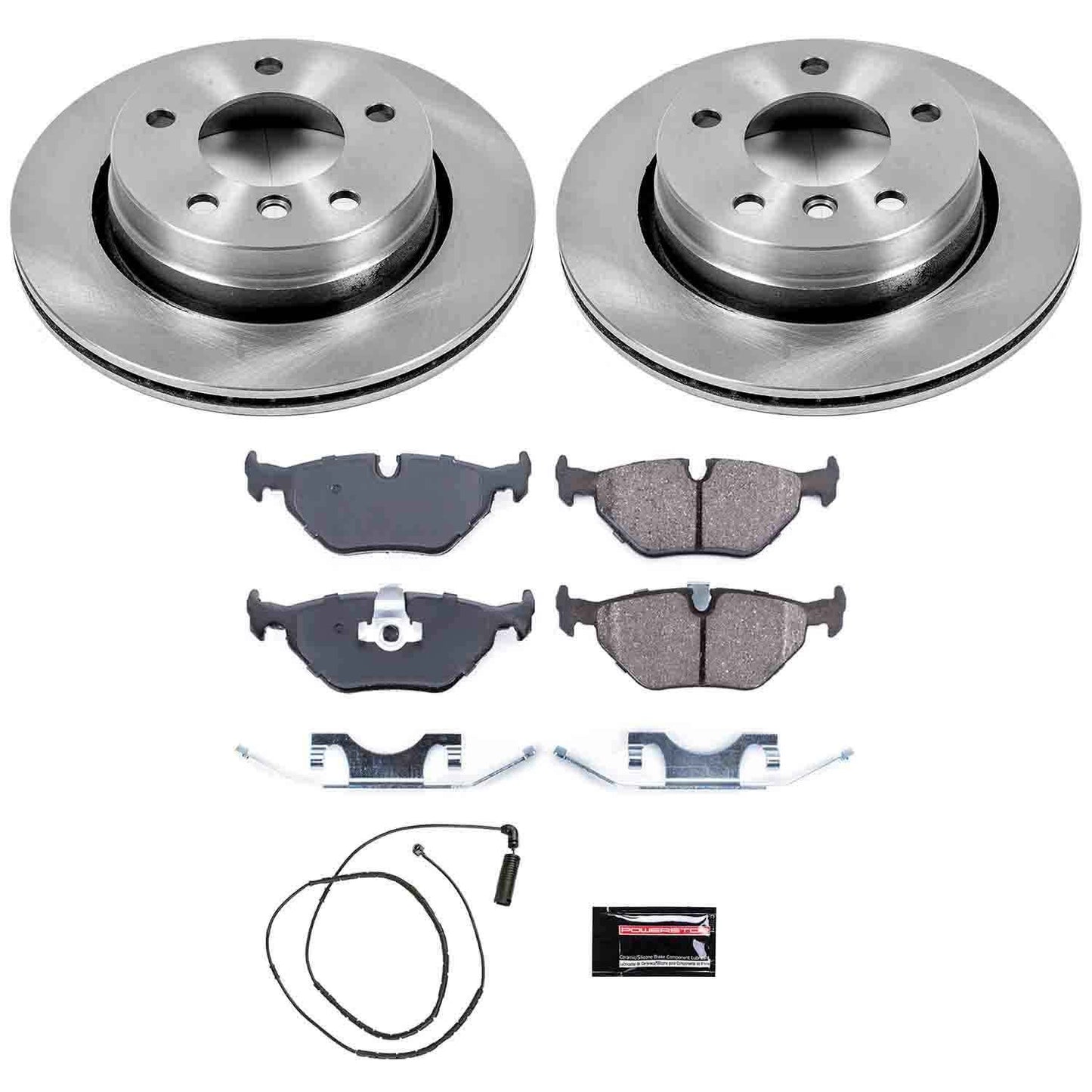 PowerStop Power Stop 2000 BMW 323Ci Rear Autospecialty Brake Kit KOE613