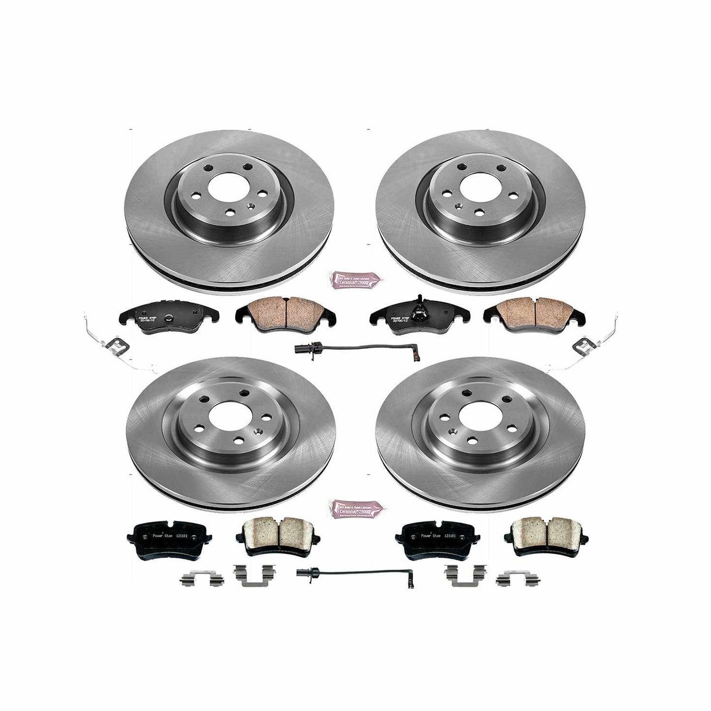 PowerStop Power Stop 14-18 Audi A6 Front & Rear Autospecialty Brake Kit KOE6141