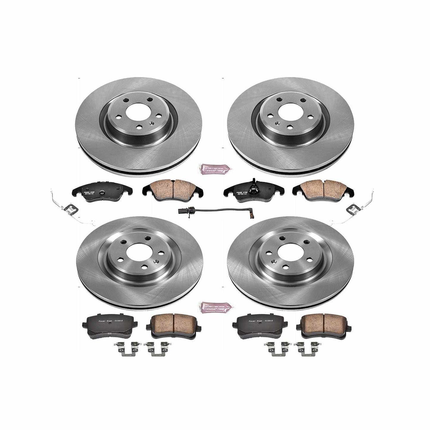 PowerStop Power Stop 13-16 Audi Q5 Front & Rear Autospecialty Brake Kit KOE6143