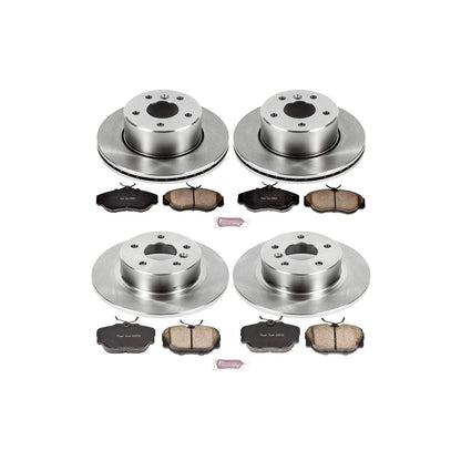 PowerStop Power Stop 99-04 Land Rover Discovery Front & Rear Autospecialty Brake Kit KOE6153
