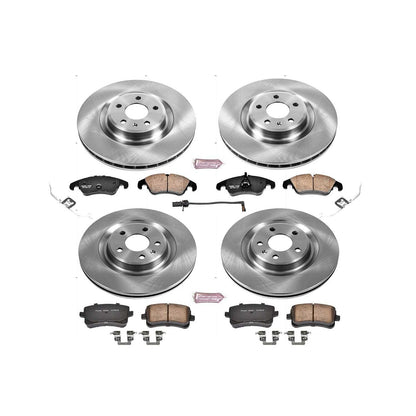 PowerStop Power Stop 2011 Audi S4 Front & Rear Autospecialty Brake Kit KOE6155