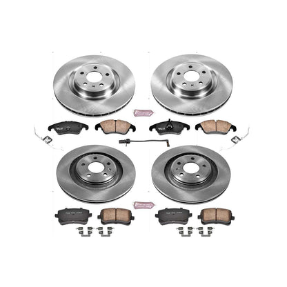 PowerStop Power Stop 10-11 Audi S4 Front & Rear Autospecialty Brake Kit KOE6157