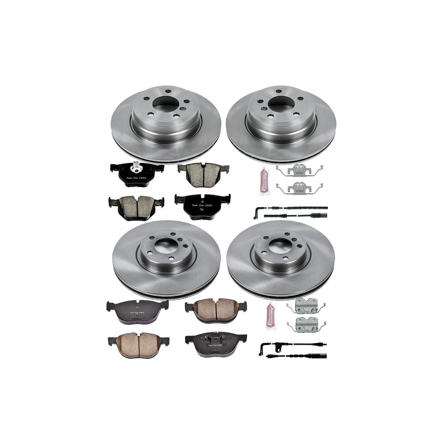 PowerStop Power Stop 2009 BMW X5 Front & Rear Autospecialty Brake Kit KOE6162