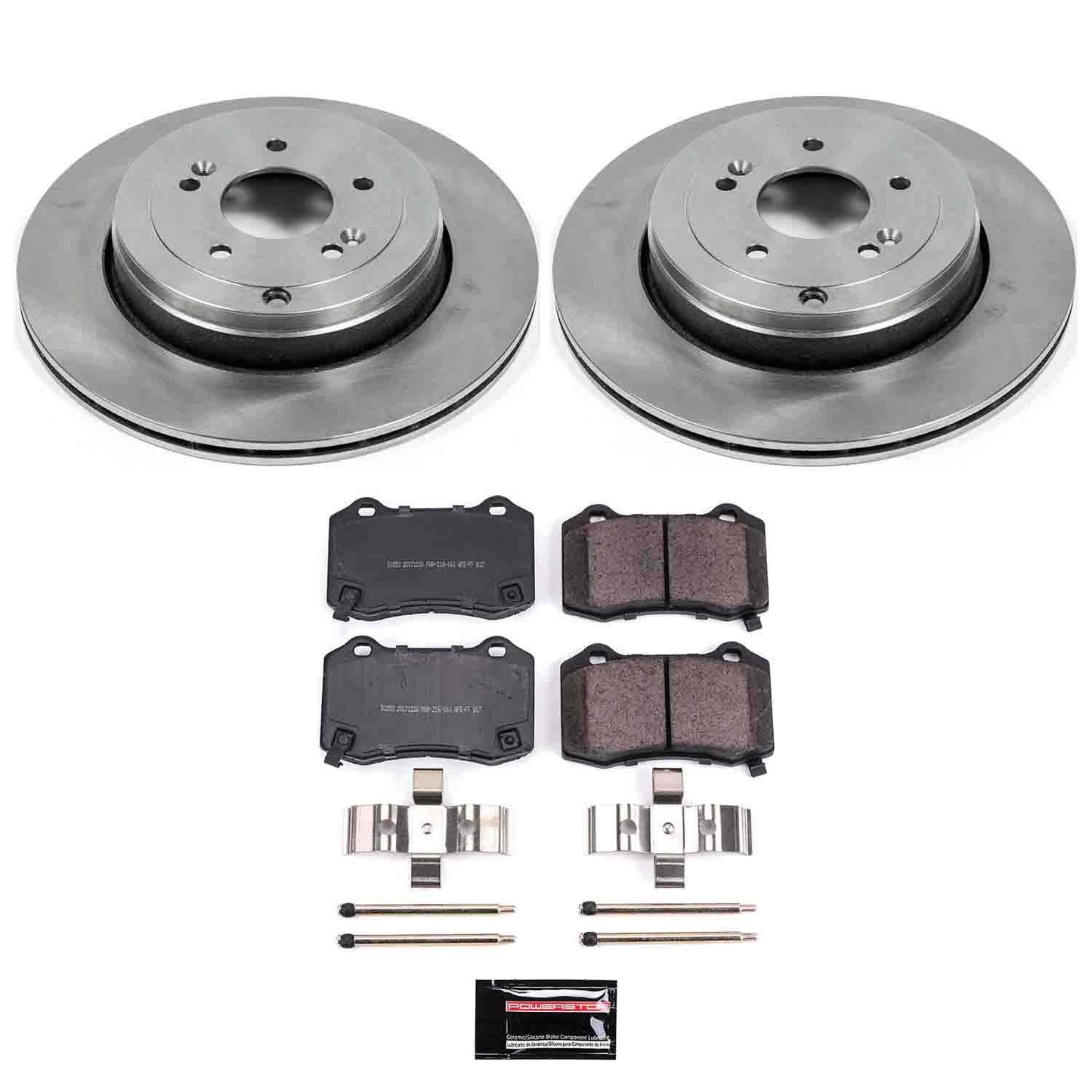 PowerStop Power Stop 10-16 Hyundai Genesis Coupe Rear Autospecialty Brake Kit KOE6165