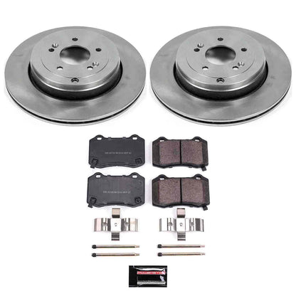 PowerStop Power Stop 10-16 Hyundai Genesis Coupe Rear Autospecialty Brake Kit KOE6165