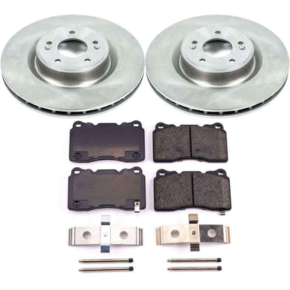 PowerStop Power Stop 10-16 Hyundai Genesis Coupe Front Autospecialty Brake Kit KOE6166