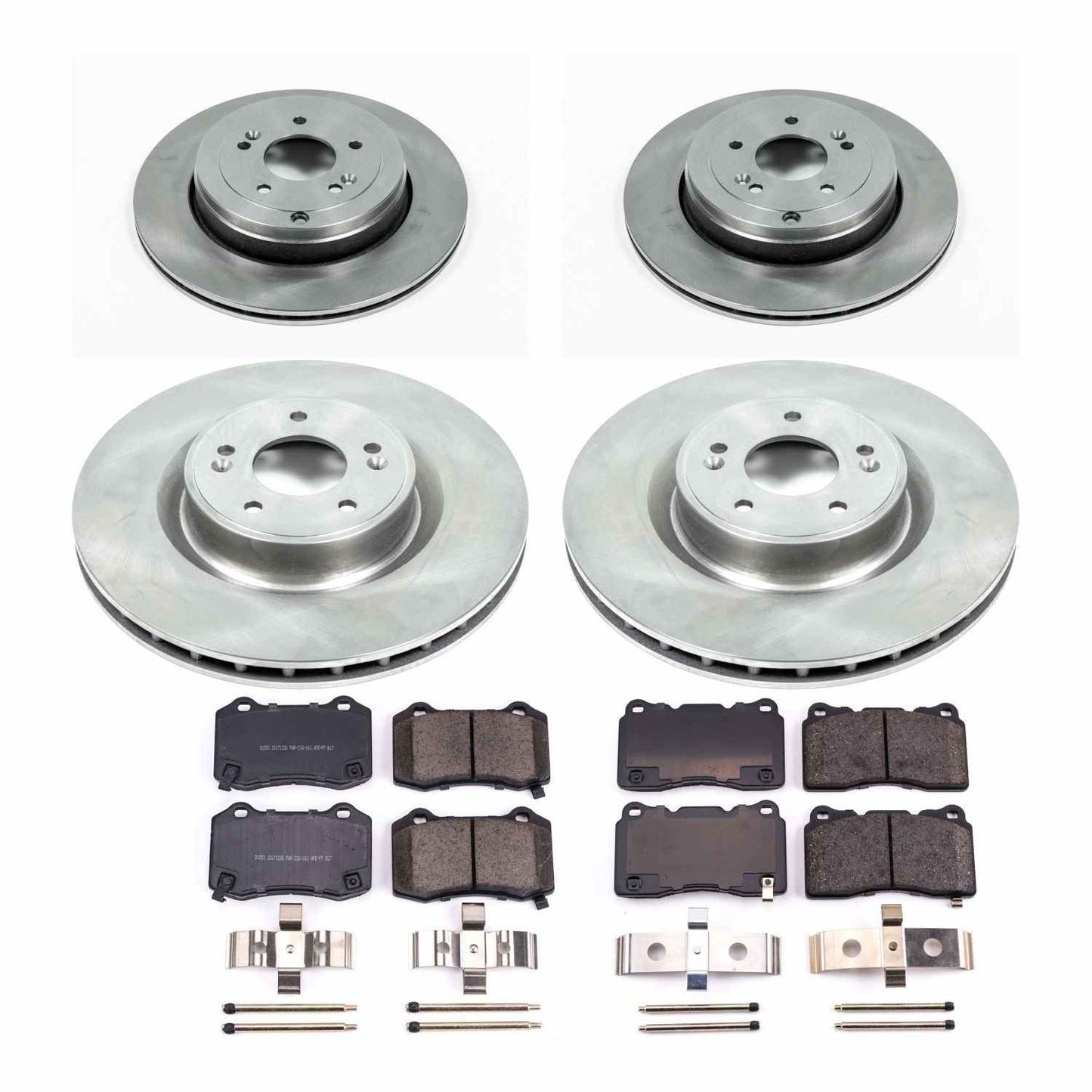 PowerStop Power Stop 10-16 Hyundai Genesis Coupe Front & Rear Autospecialty Brake Kit KOE6167