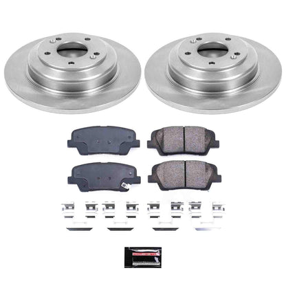 PowerStop Power Stop 10-16 Hyundai Genesis Coupe Rear Autospecialty Brake Kit KOE6168