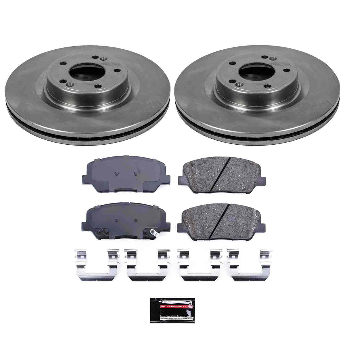 PowerStop Power Stop 10-16 Hyundai Genesis Coupe Front Autospecialty Brake Kit KOE6169
