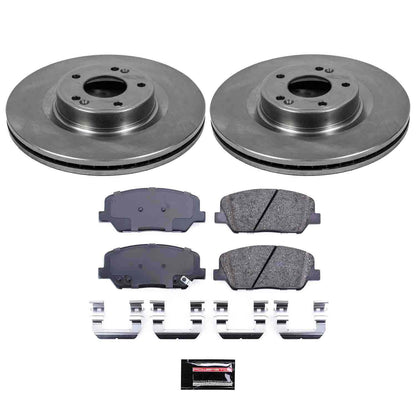 PowerStop Power Stop 10-16 Hyundai Genesis Coupe Front Autospecialty Brake Kit KOE6169