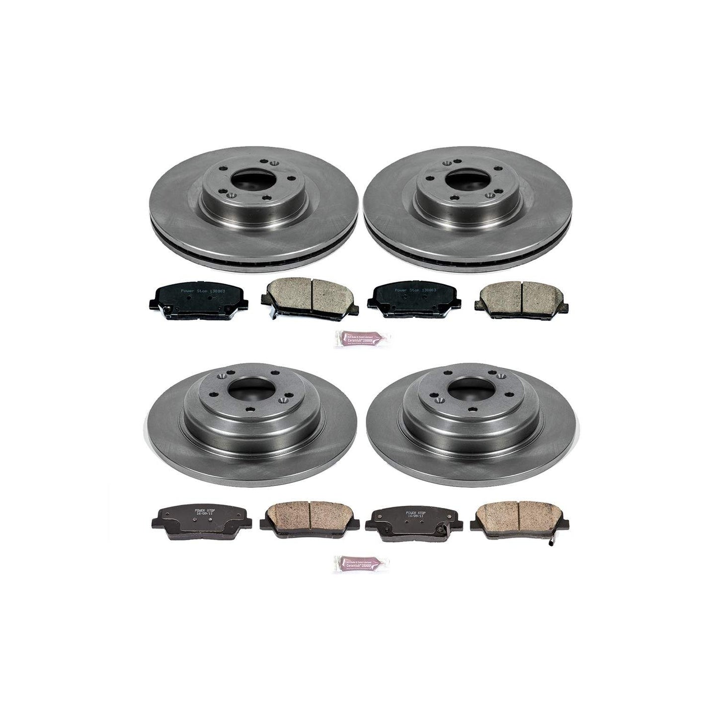PowerStop Power Stop 10-16 Hyundai Genesis Coupe Front & Rear Autospecialty Brake Kit KOE6170