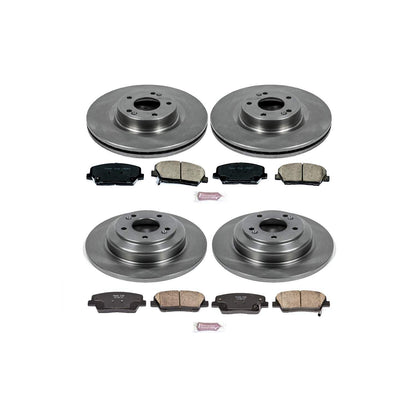 PowerStop Power Stop 10-16 Hyundai Genesis Coupe Front & Rear Autospecialty Brake Kit KOE6170