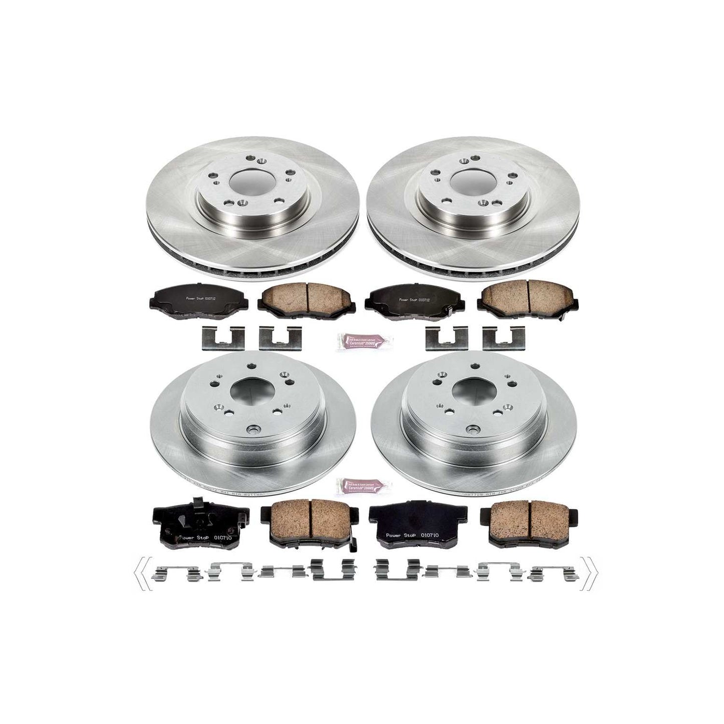 PowerStop Power Stop 05-06 Honda CR-V Front & Rear Autospecialty Brake Kit KOE6173