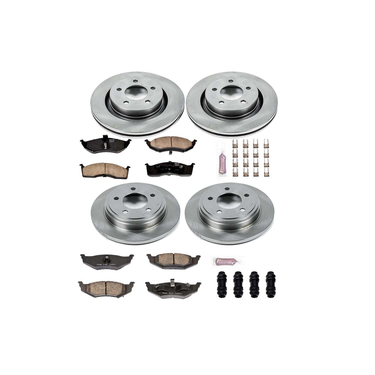 PowerStop Power Stop 00-04 Chrysler Concorde Front & Rear Autospecialty Brake Kit KOE6178