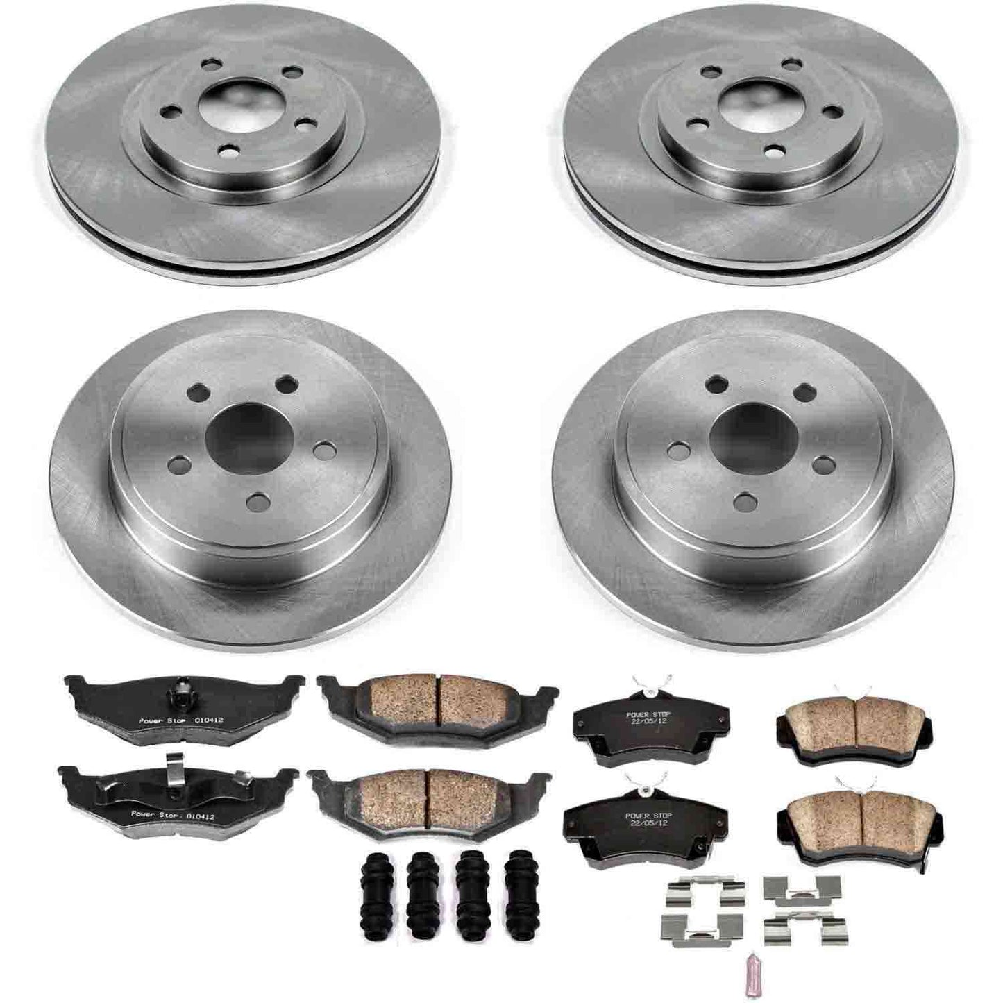 PowerStop Power Stop 2010 Chrysler PT Cruiser Front & Rear Autospecialty Brake Kit KOE6180