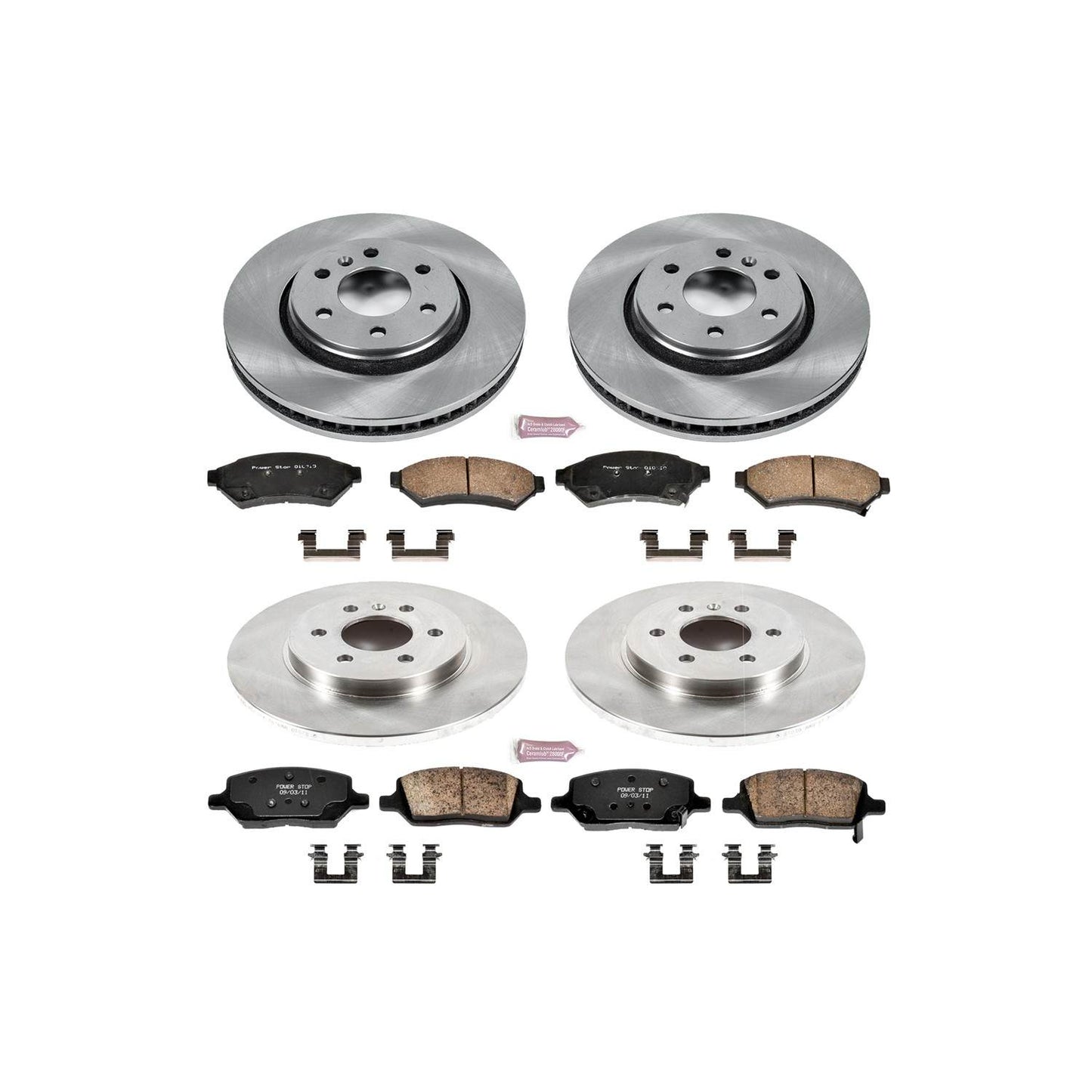 PowerStop Power Stop 2006 Buick Terraza Front & Rear Autospecialty Brake Kit KOE6185