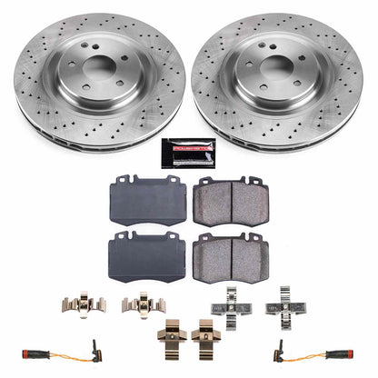 PowerStop Power Stop 02-04 Mercedes-Benz C32 AMG Front Autospecialty Brake Kit KOE6205