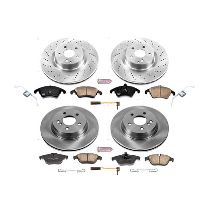 PowerStop Power Stop 12-15 Mercedes-Benz C250 Front & Rear Autospecialty Brake Kit KOE6206