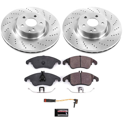 PowerStop Power Stop 12-15 Mercedes-Benz C250 Front Autospecialty Brake Kit KOE6207