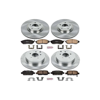 PowerStop Power Stop 12-13 Infiniti M35h Front & Rear Autospecialty Brake Kit KOE6237