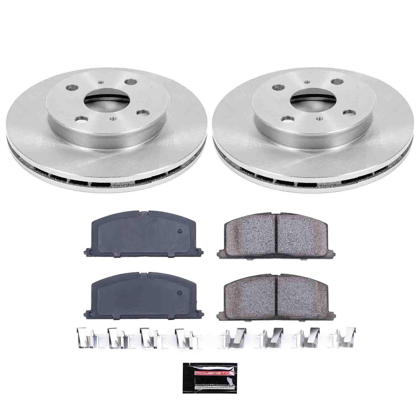 PowerStop Power Stop 90-91 Toyota Celica Front Autospecialty Brake Kit KOE6239