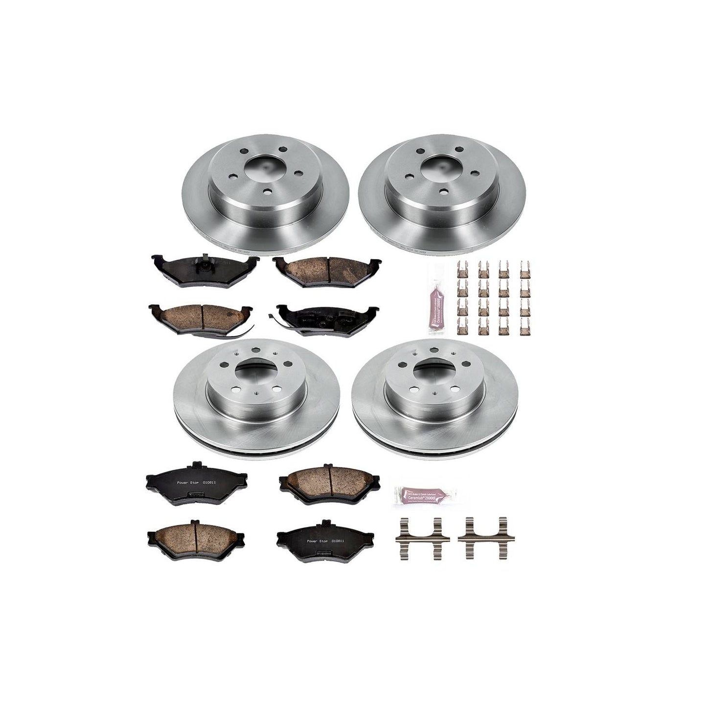PowerStop Power Stop 1995 Ford Crown Victoria Front & Rear Autospecialty Brake Kit KOE6256