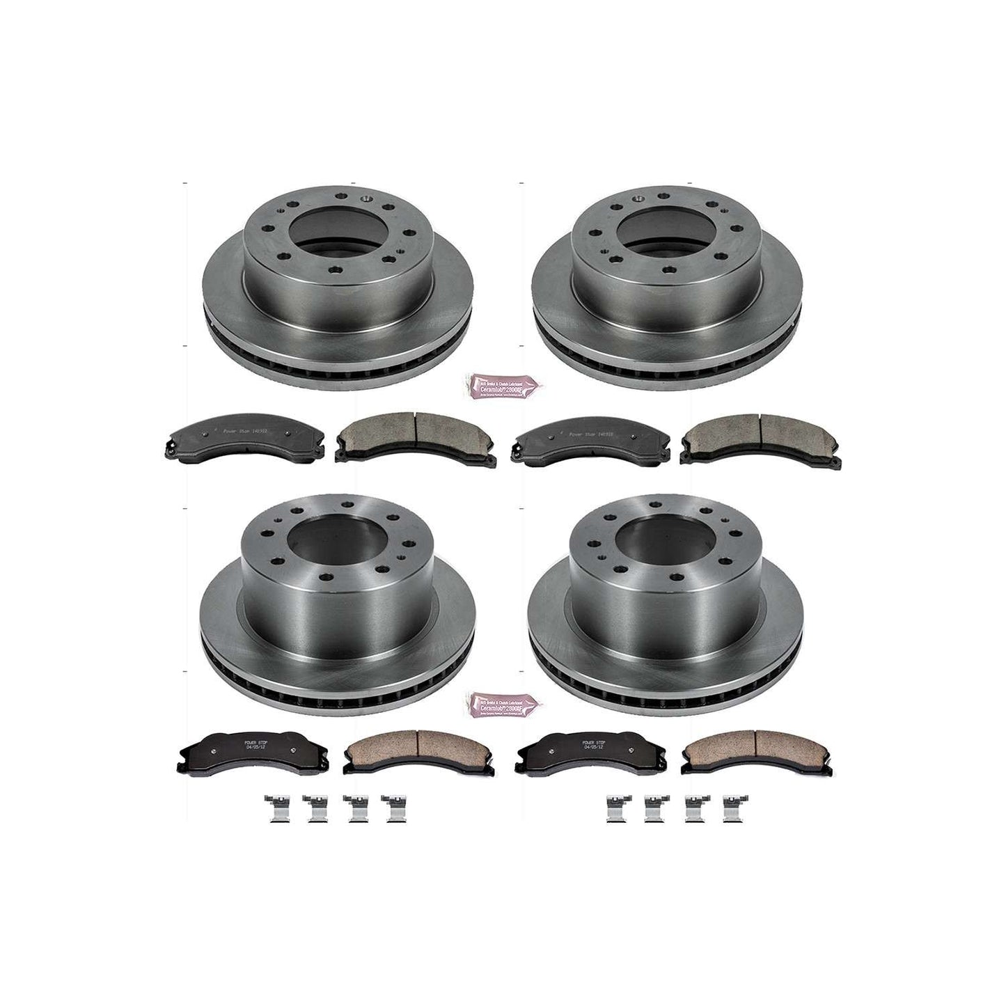 PowerStop Power Stop 12-14 Chevrolet Silverado 2500 HD Front & Rear Autospecialty Brake Kit KOE6259