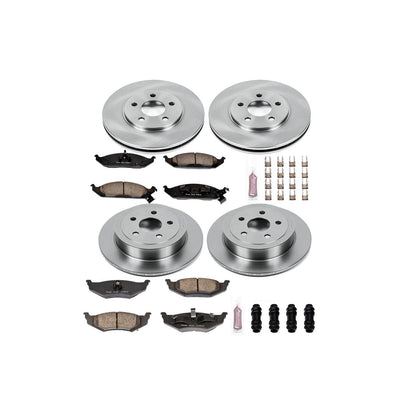 PowerStop Power Stop 95-00 Chrysler Cirrus Front & Rear Autospecialty Brake Kit KOE6264